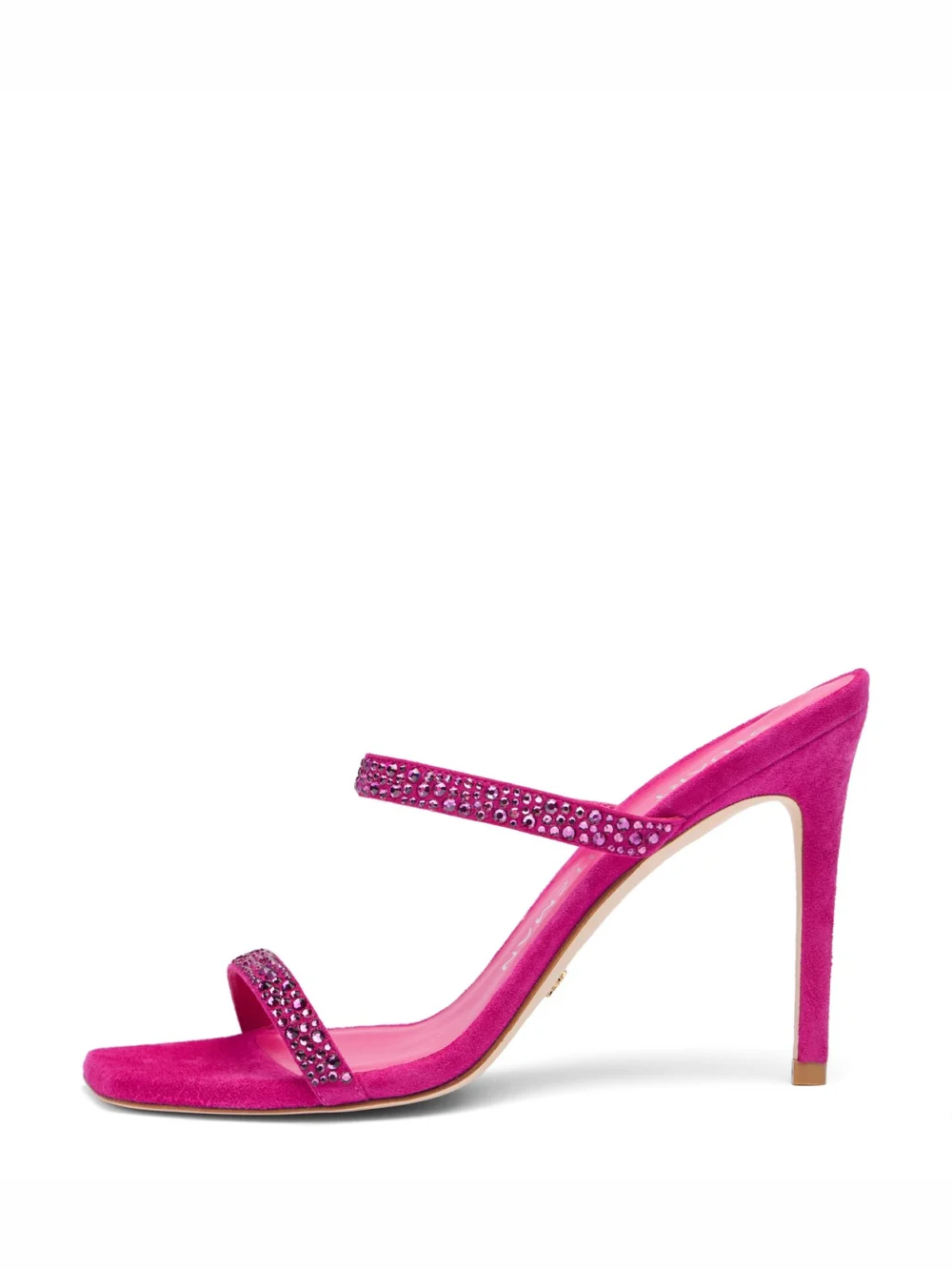 Stuart Weitzman Aleena Royale 100 Slide in Begonia, view 3