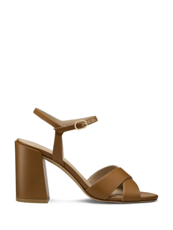 Stuart Weitzman Alyssa Block 85 in Boho Tan