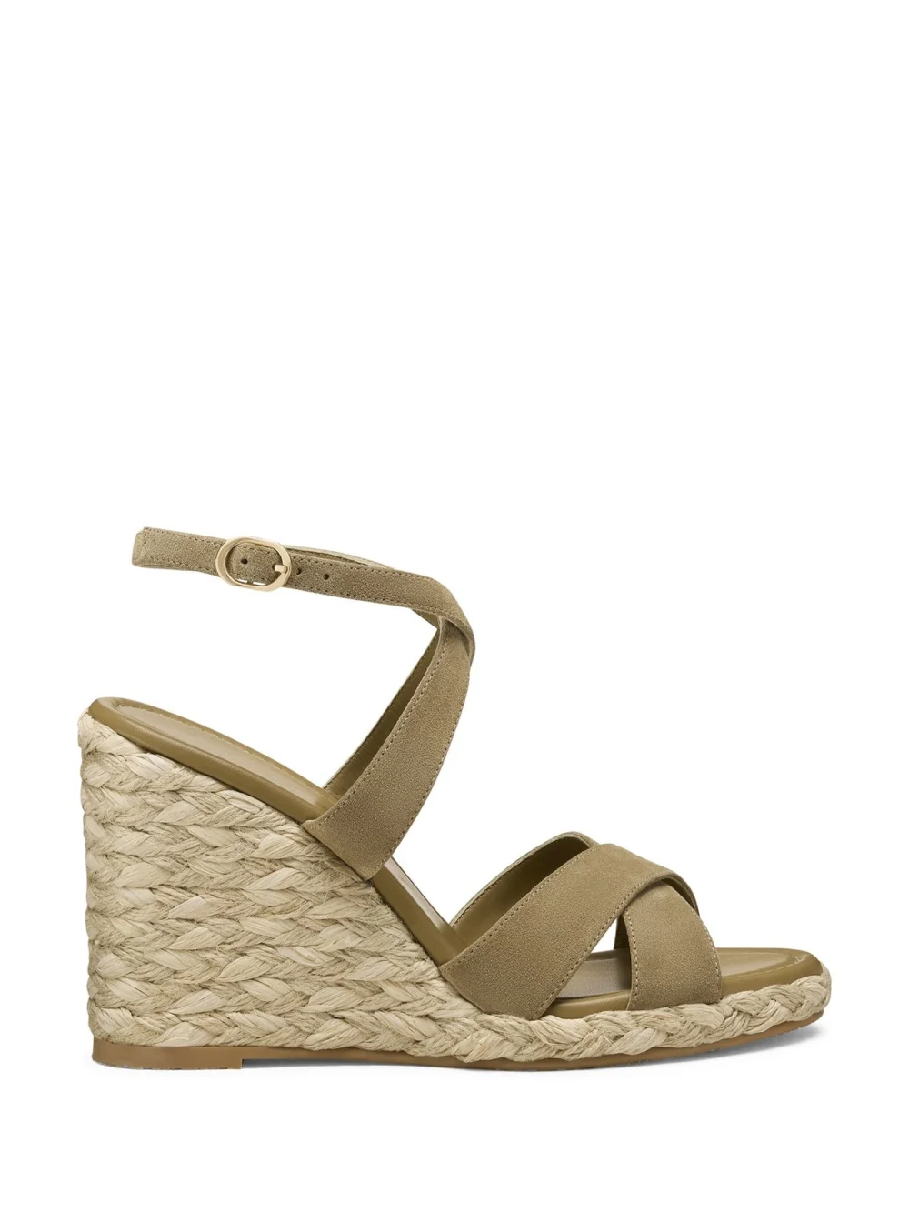 Stuart Weitzman Alyssa Wedge in golden olive