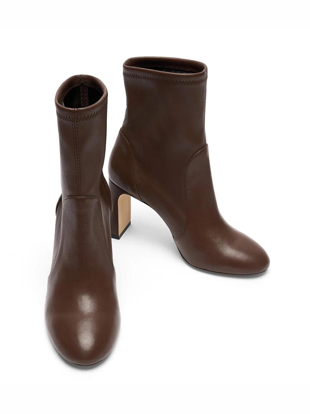 Stuart Weitzman Babette Bootie 85 in Cigar, view 4