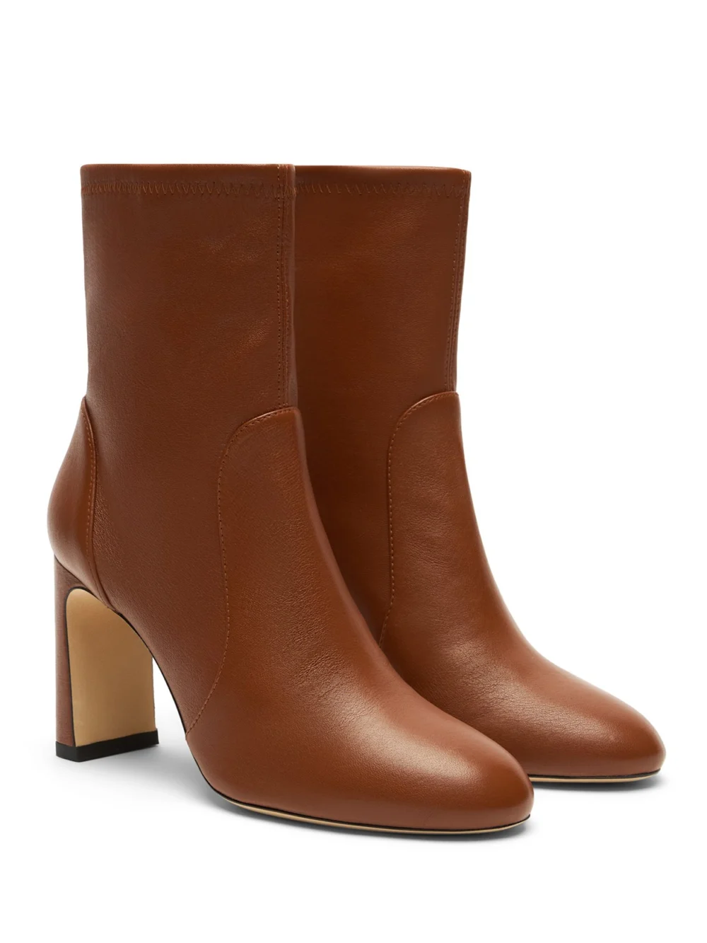 Stuart Weitzman Babette Bootie 85 in Luxe Saddle, view 2
