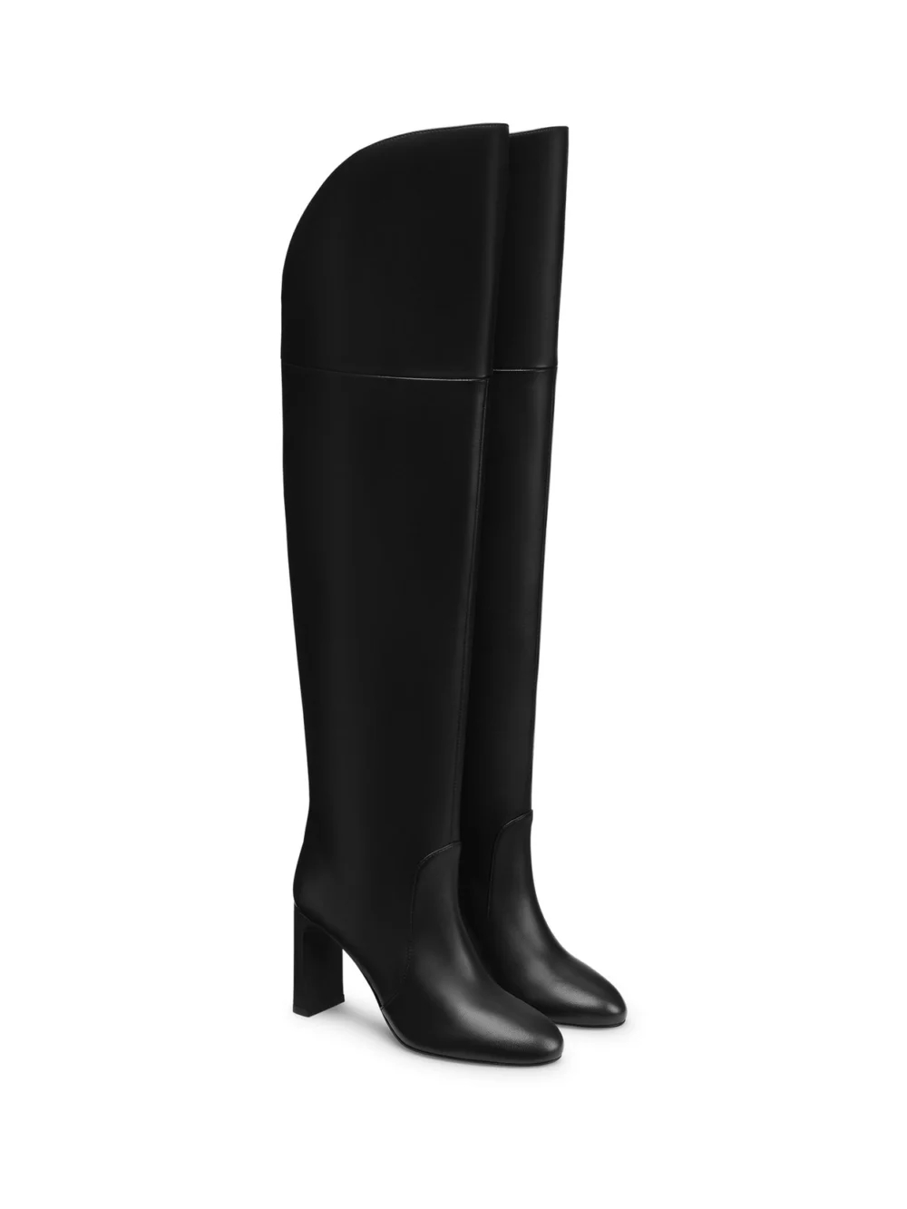 Stuart Weitzman Babette Over-the-knee Tubo 85 in Black, view 2