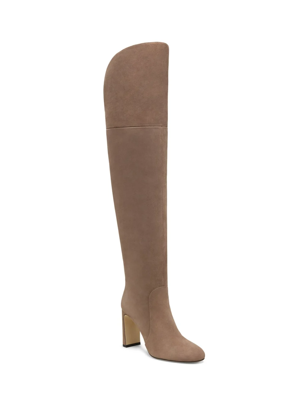 Stuart Weitzman Babette Over-the-knee Tubo 85 in Taupe, view 2