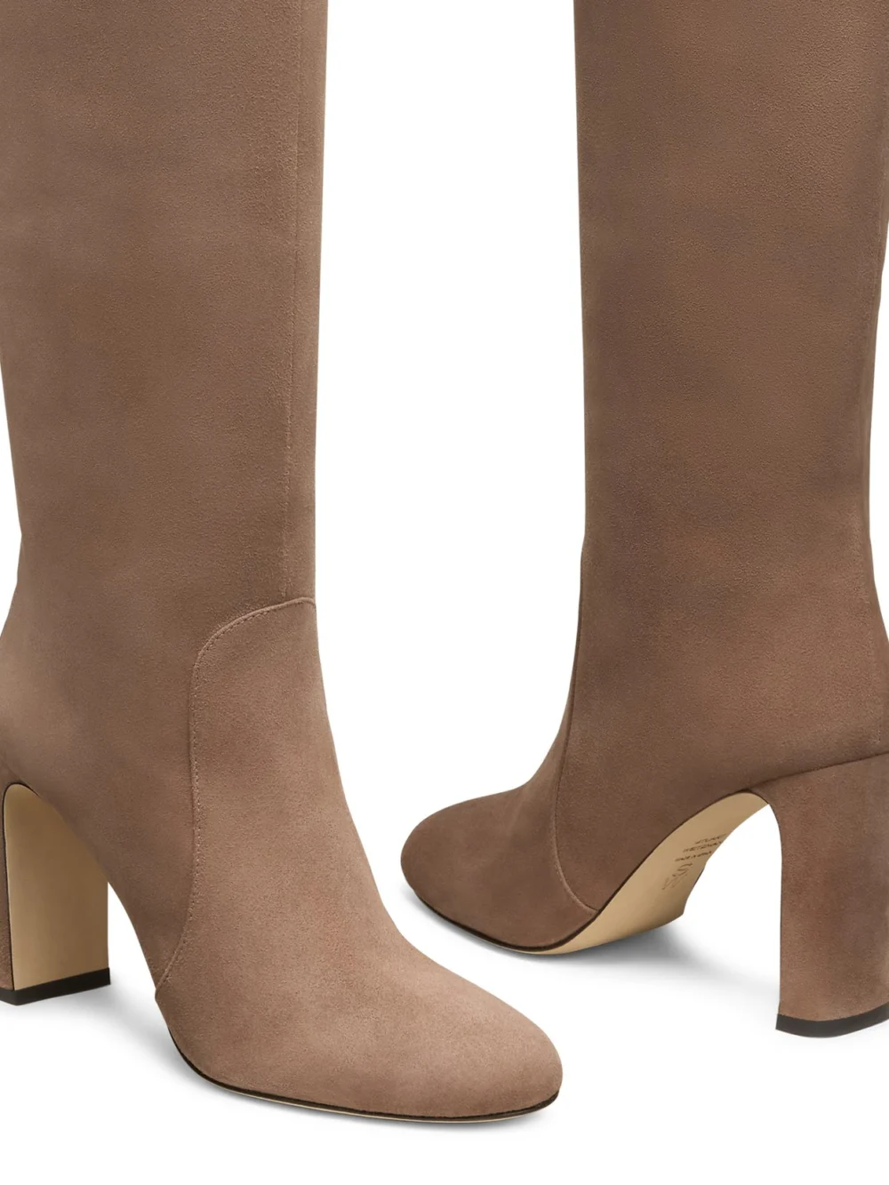 Stuart Weitzman Babette Over-the-knee Tubo 85 in Taupe, view 4