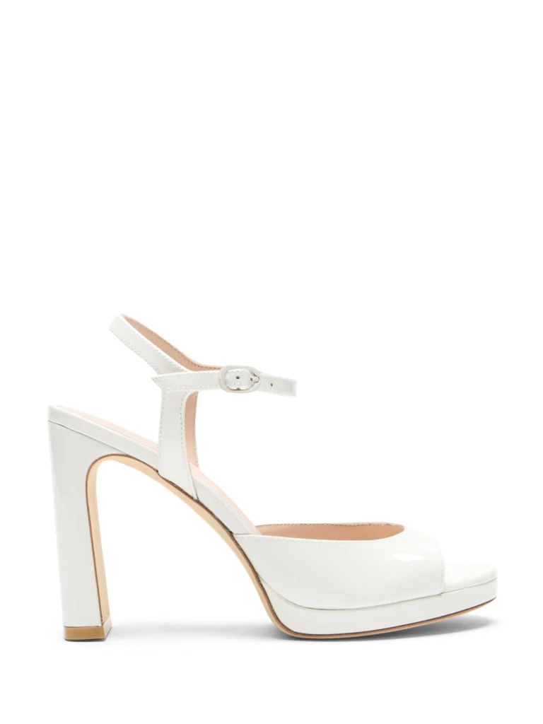 Stuart Weitzman Babette Platform in Blanco
