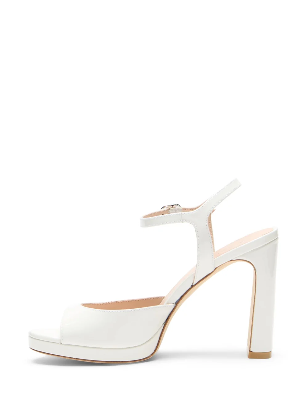 Stuart Weitzman Babette Platform in Blanco, view 3