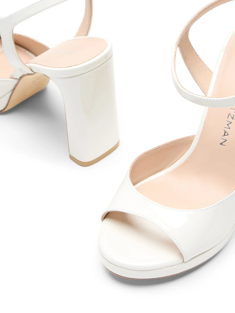 Stuart Weitzman Babette Platform in Blanco, view 6