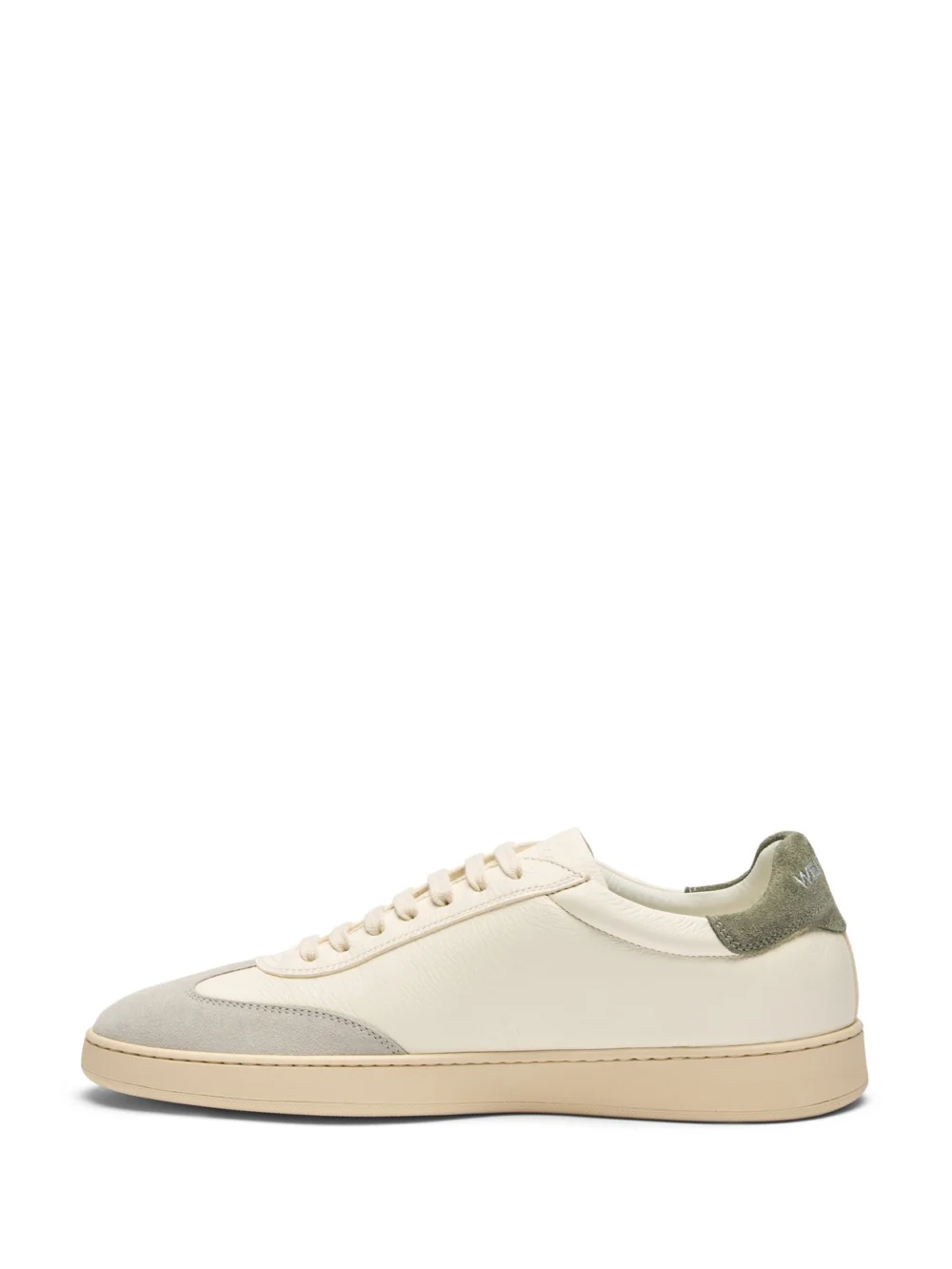 Stuart Weitzman Banner in White Bianco/oatmeal/sage, view 3