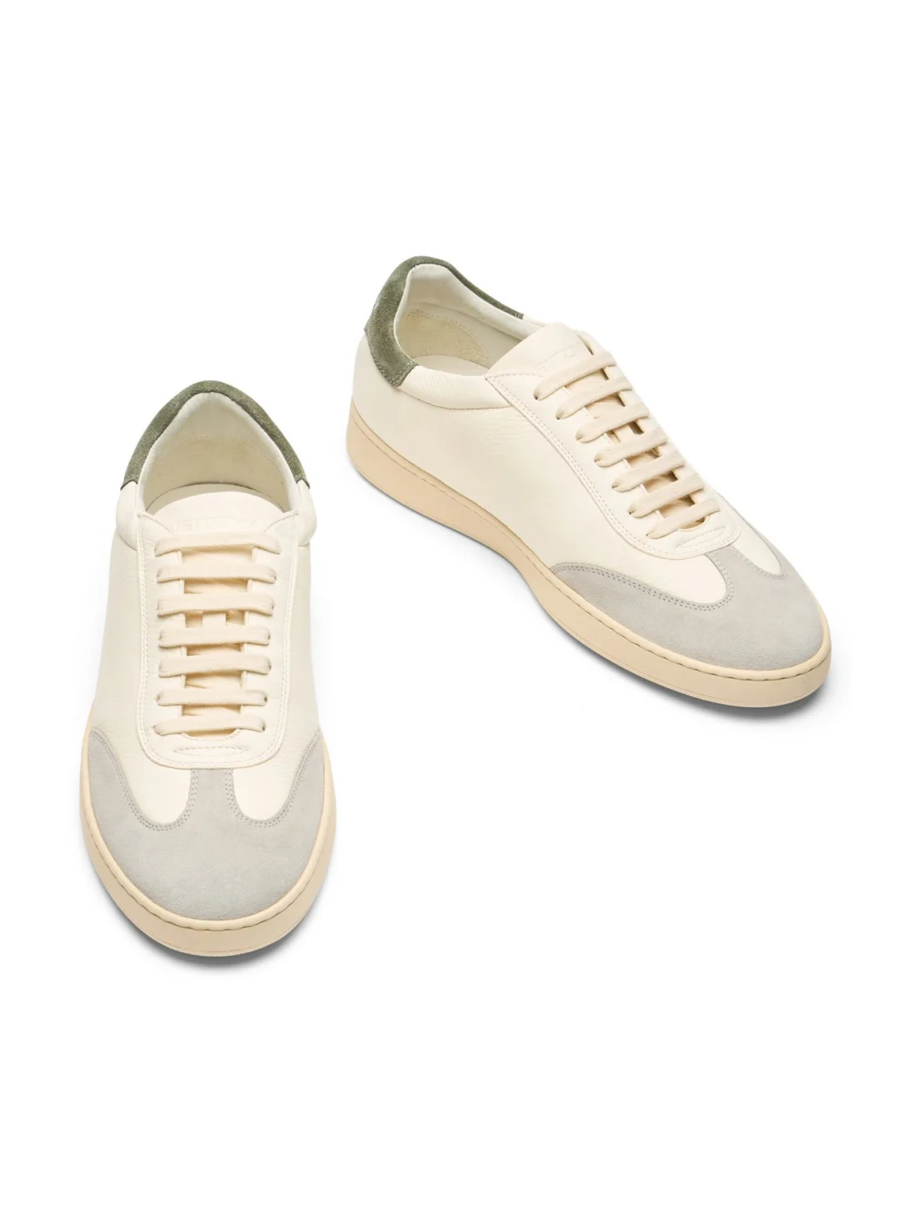 Stuart Weitzman Banner in White Bianco/oatmeal/sage, view 4