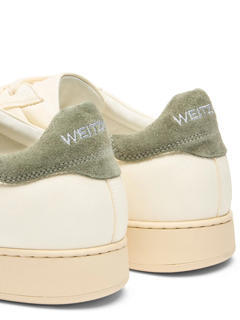 Stuart Weitzman Banner in White Bianco/oatmeal/sage, view 5