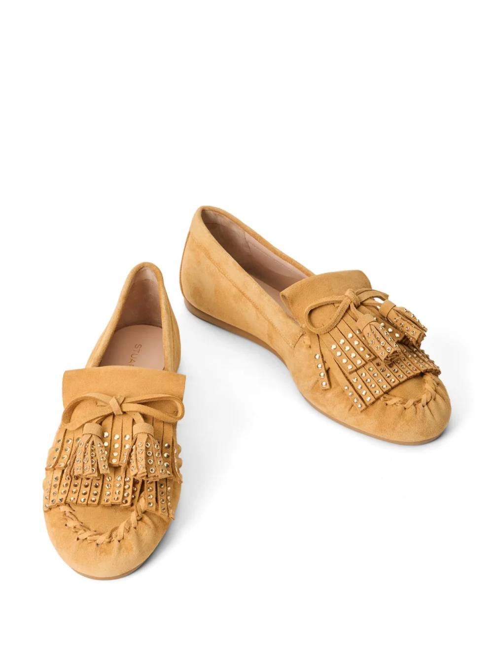 Stuart Weitzman Barry Moccasin in Golden Hour, view 4