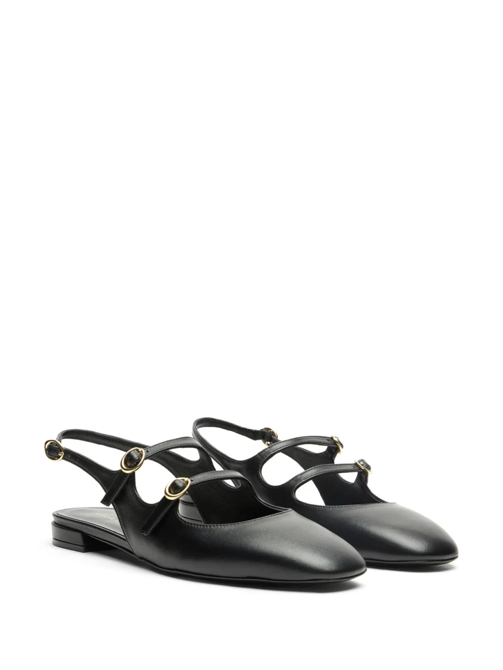 Stuart Weitzman Benni Mj Slingback in Black, view 2