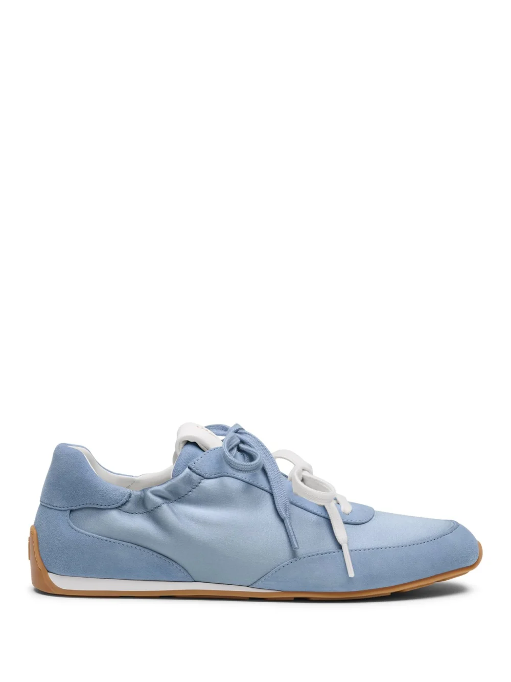 Stuart Weitzman Bond Ruche Sneaker in Breezy Blue