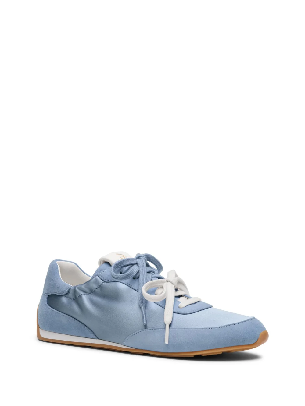 Stuart Weitzman Bond Ruche Sneaker in Breezy Blue, view 2