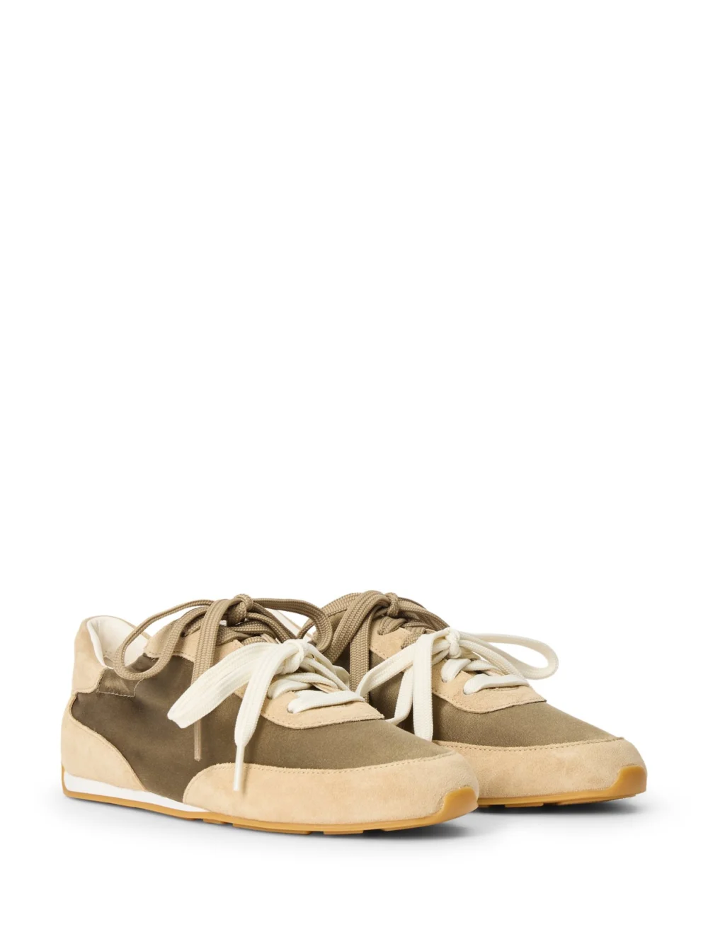 Stuart Weitzman Bond Ruche Sneaker in Seamoss, view 2