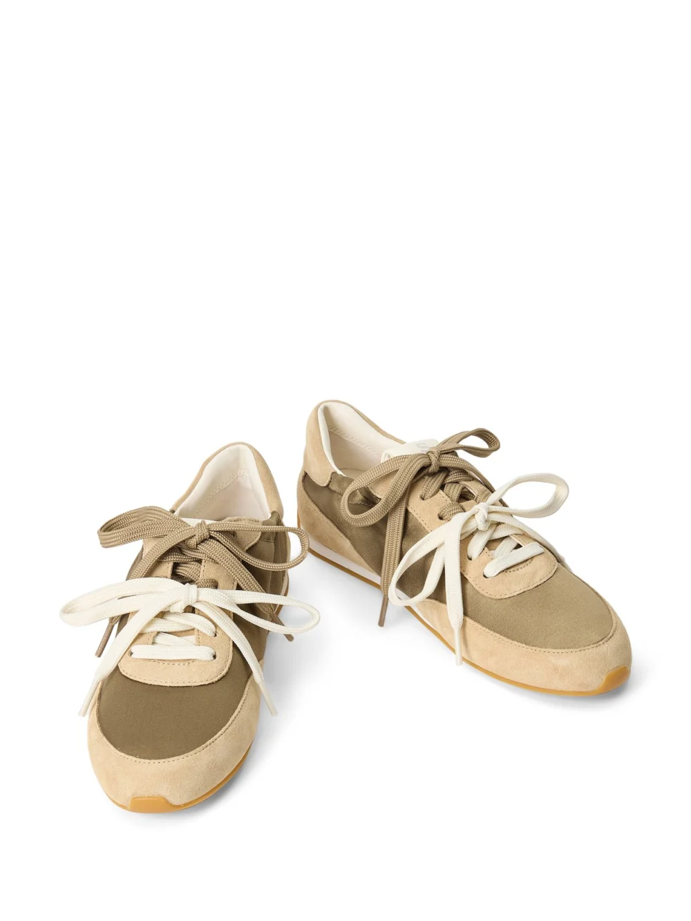 Stuart Weitzman Bond Ruche Sneaker in Seamoss, view 4