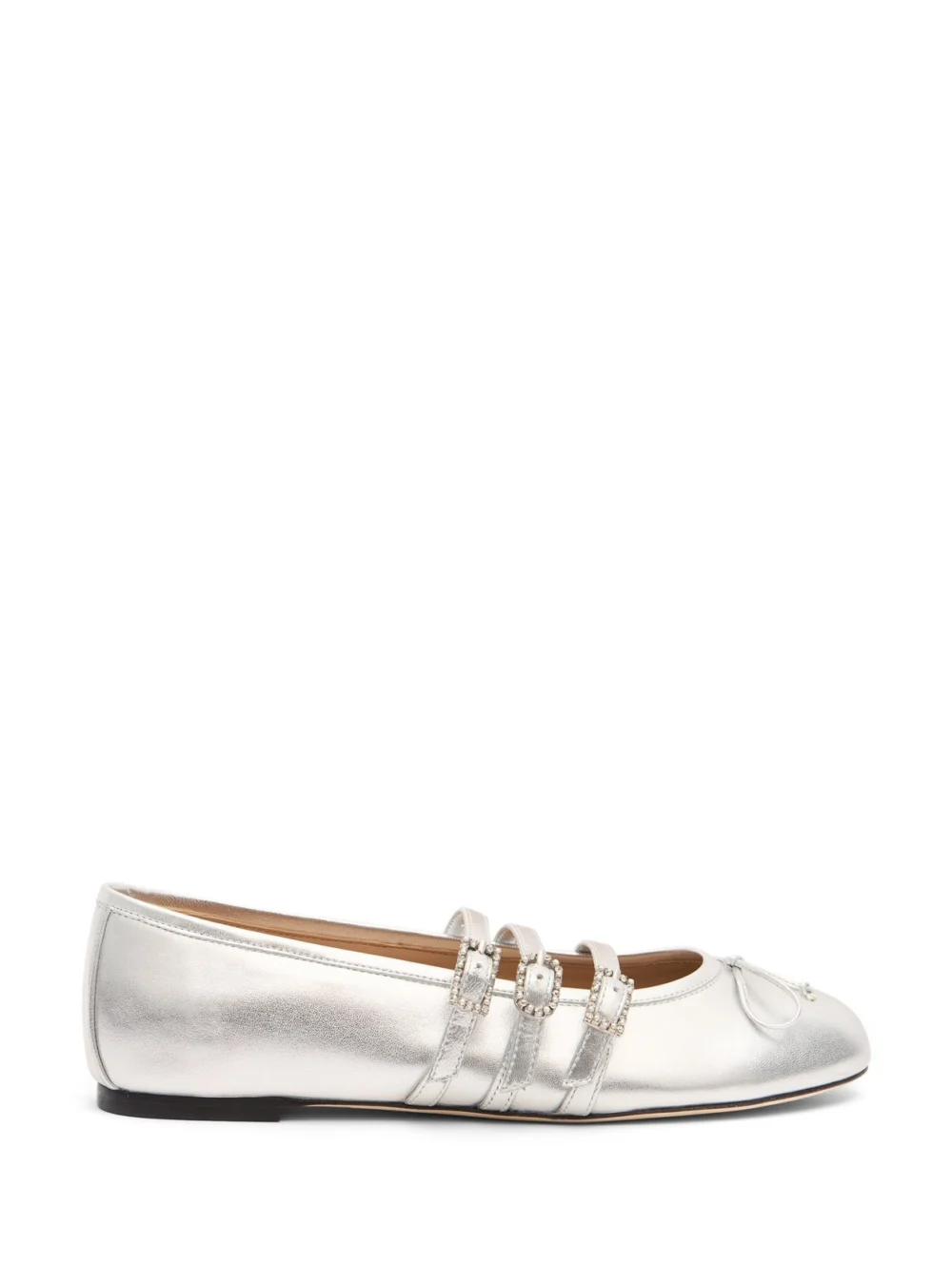 Stuart Weitzman Celeste Mj Ballet in Silver
