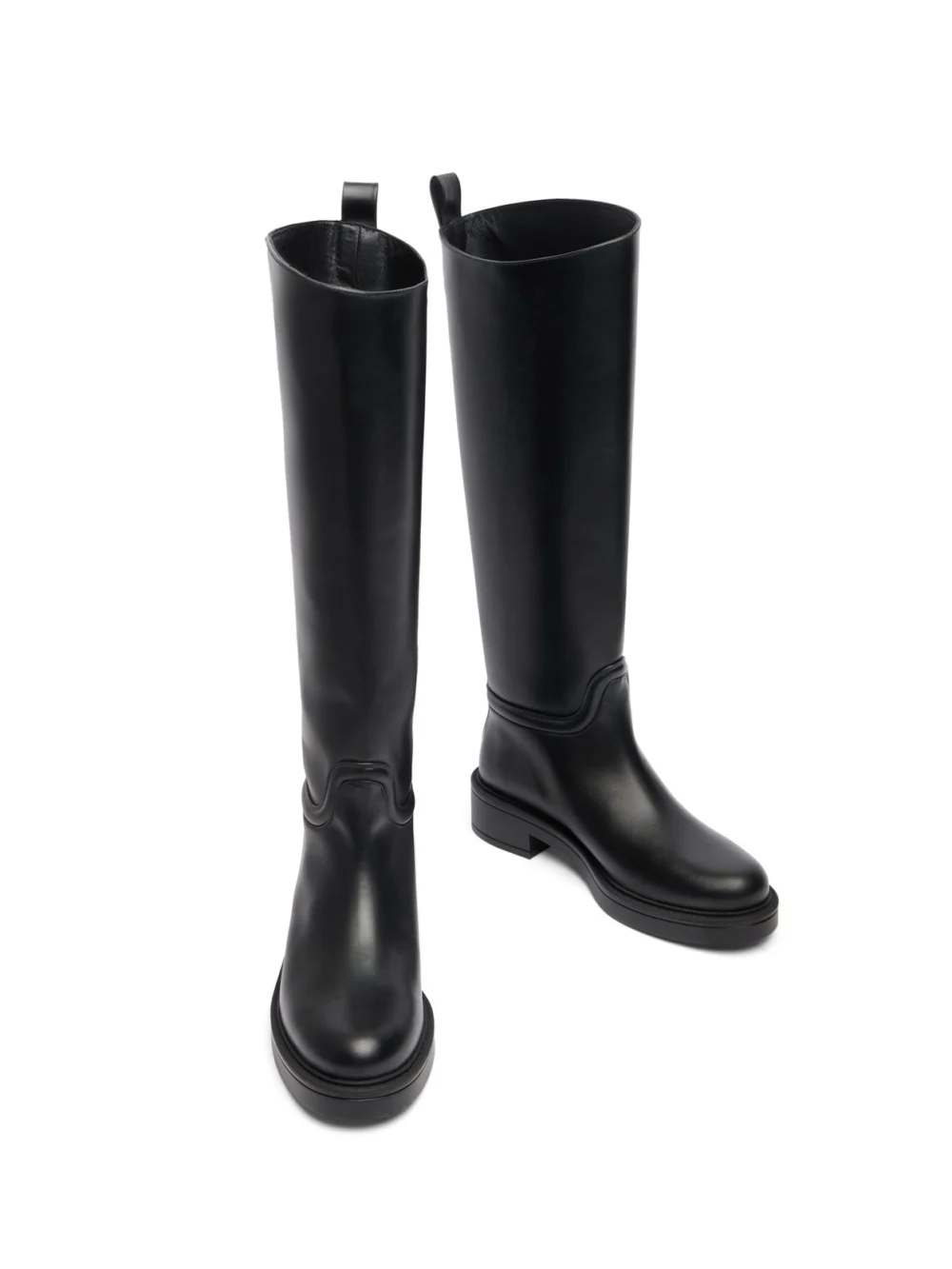 Stuart Weitzman Celia Riding Boot in Black, view 4