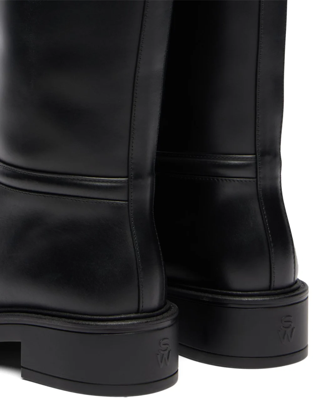 Stuart Weitzman Celia Riding Boot in Black, view 5
