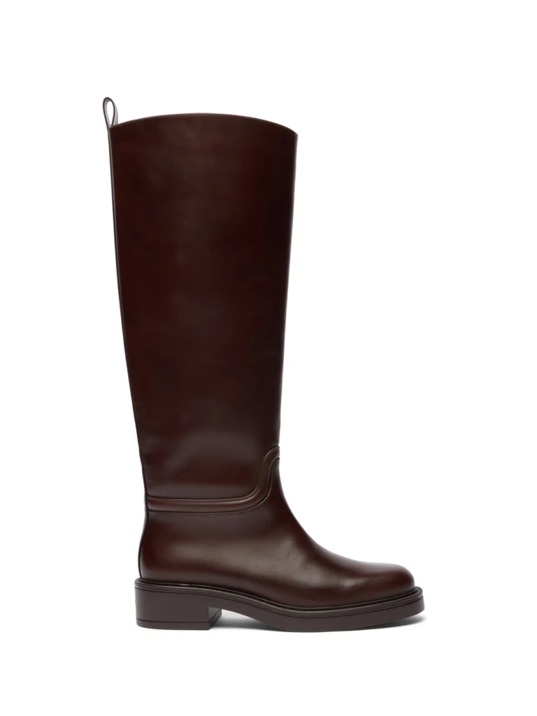 Stuart Weitzman Celia Riding Boot in Walnut