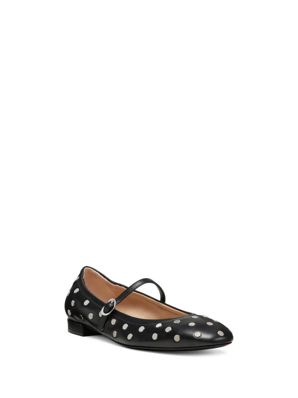 Stuart Weitzman Claris Stud Ballet Flat, view 2