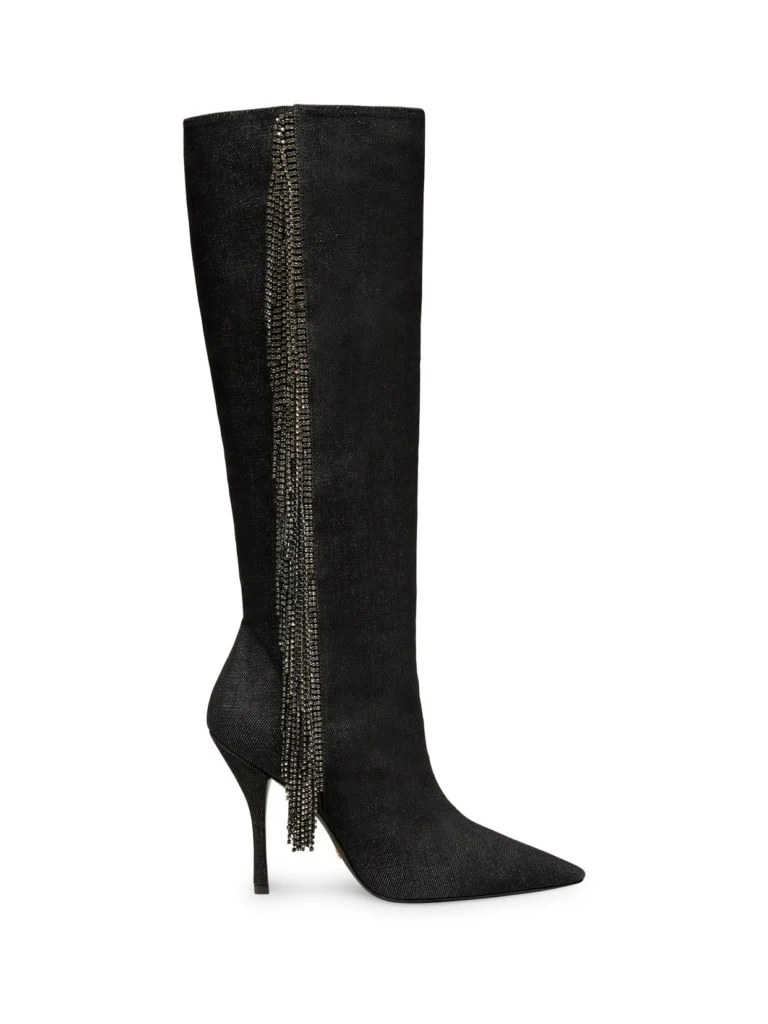 Stuart Weitzman Crystal Fringe Boot