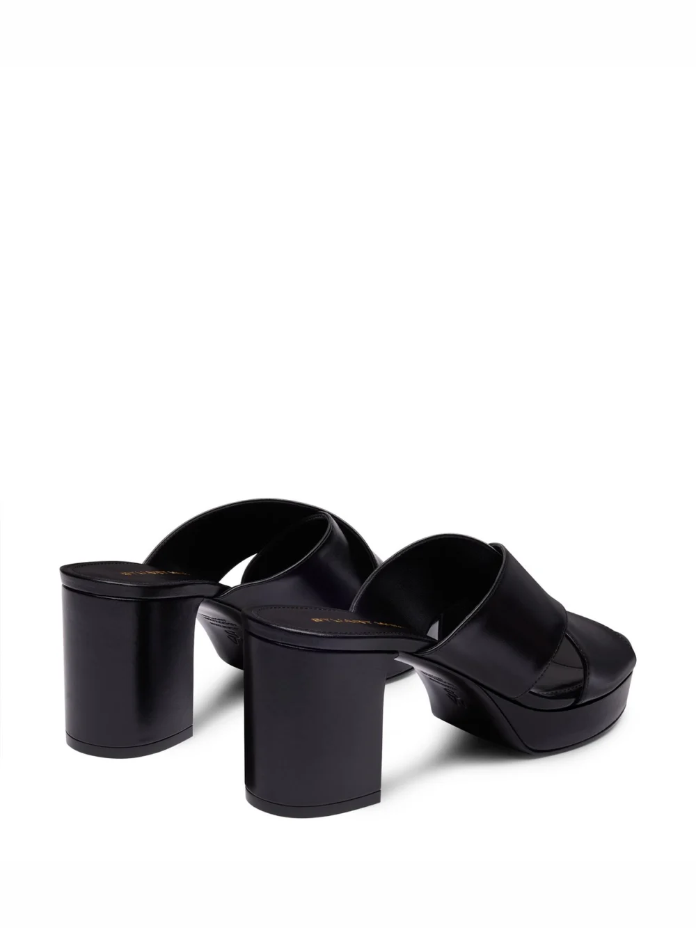 Stuart Weitzman Dayna Platform Slide in Black, view 3