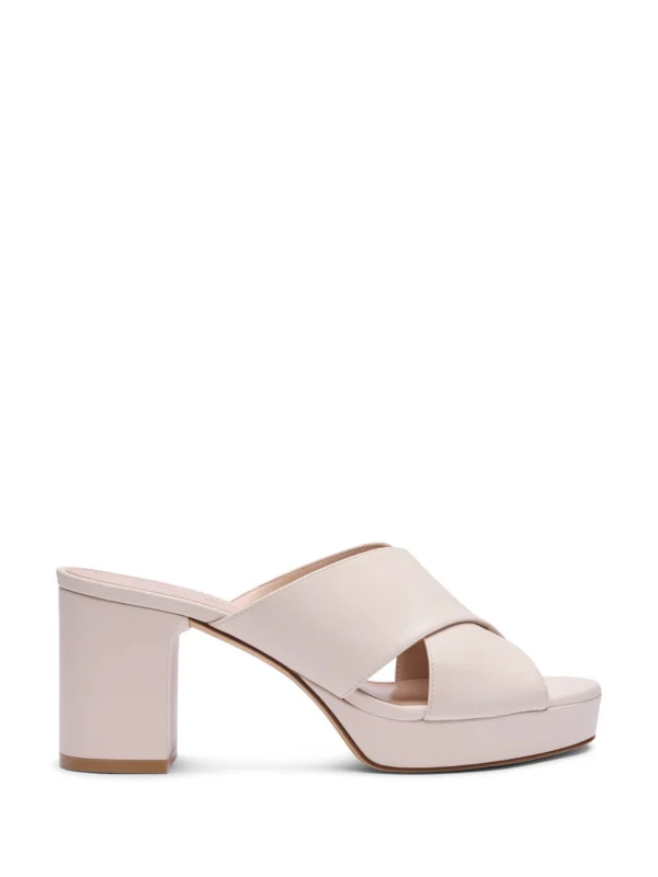Stuart Weitzman Dayna Platform Slide in Linen