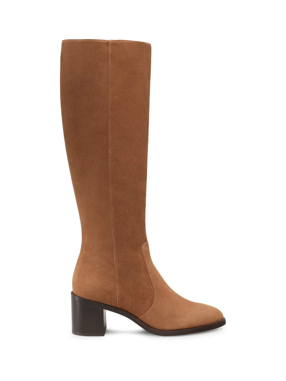 Stuart Weitzman Esme Zip Boot in khaki/dark brown