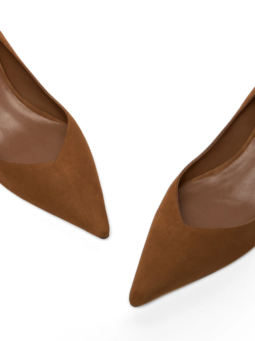 Stuart Weitzman Eva 35 Pump in Toasted Almond, view 6