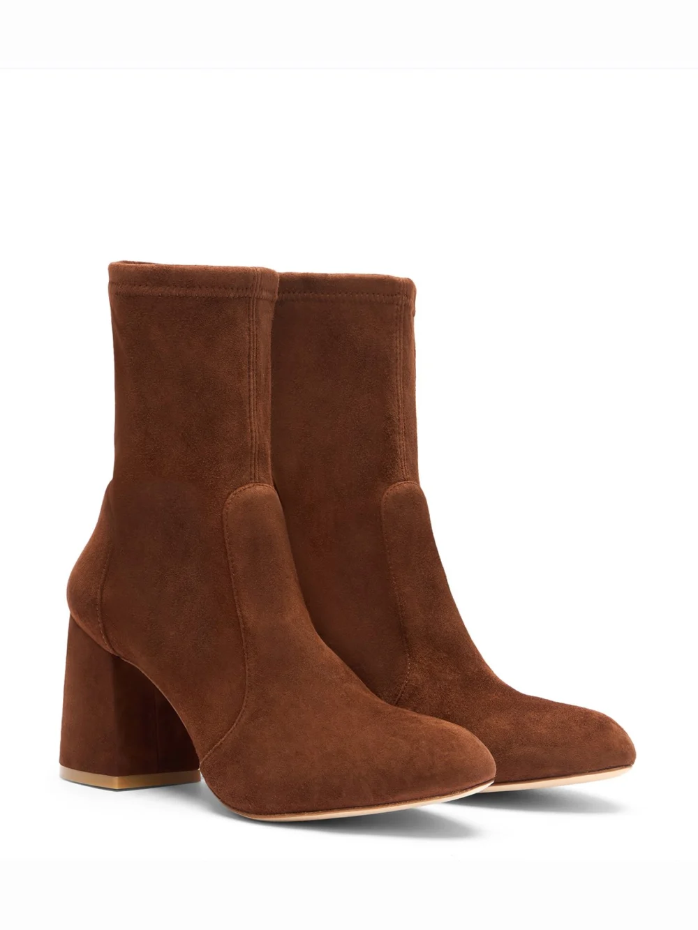 Stuart Weitzman Flareblock 85 Stretch Bootie, view 2