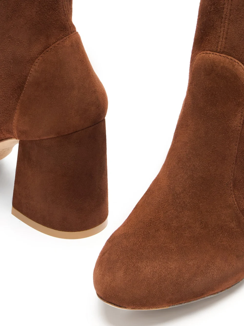 Stuart Weitzman Flareblock 85 Stretch Bootie, view 6