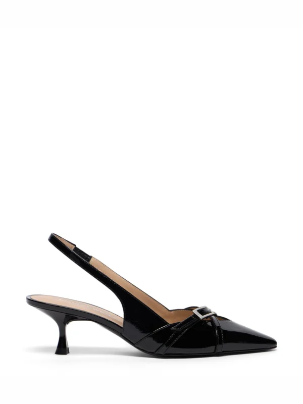 Stuart Weitzman Georgie Slingback 50 in Black
