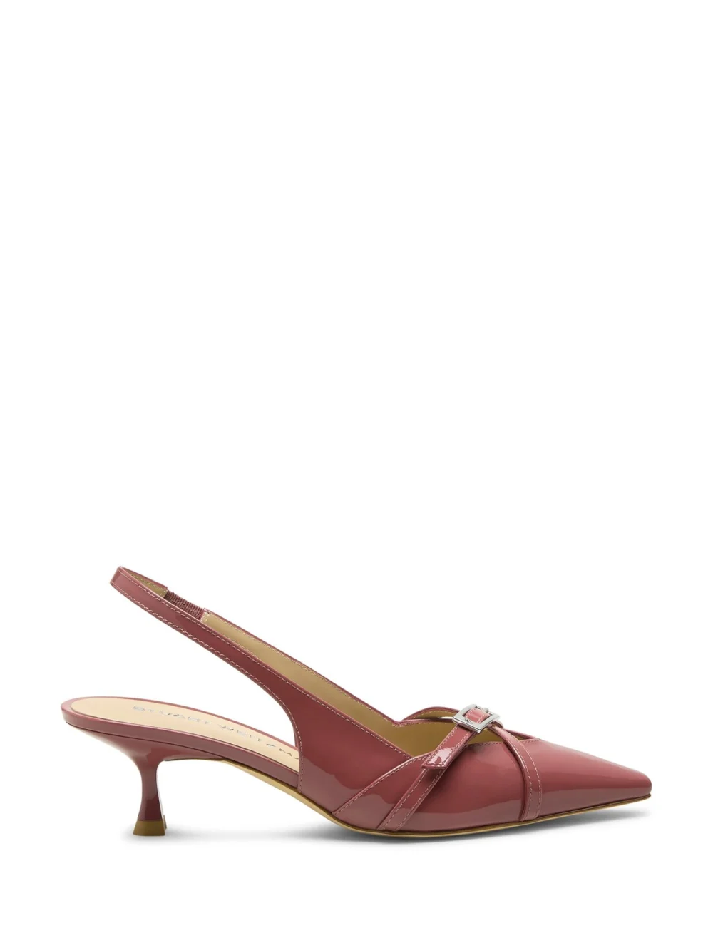 Stuart Weitzman Georgie Slingback 50 in Dusty Berry