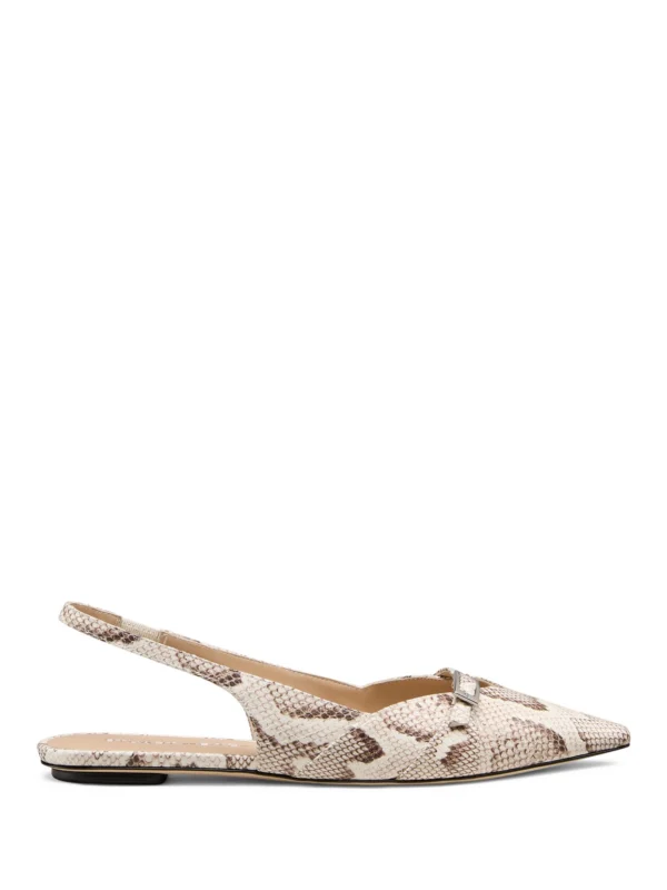 Stuart Weitzman Georgie Slingback in Cream