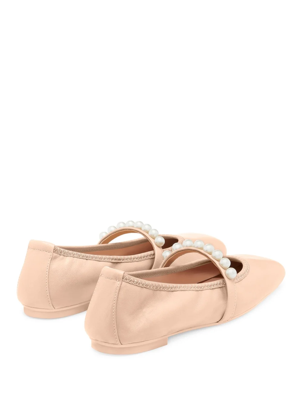 Stuart Weitzman Goldie Ballet Flat in Poudre, view 3