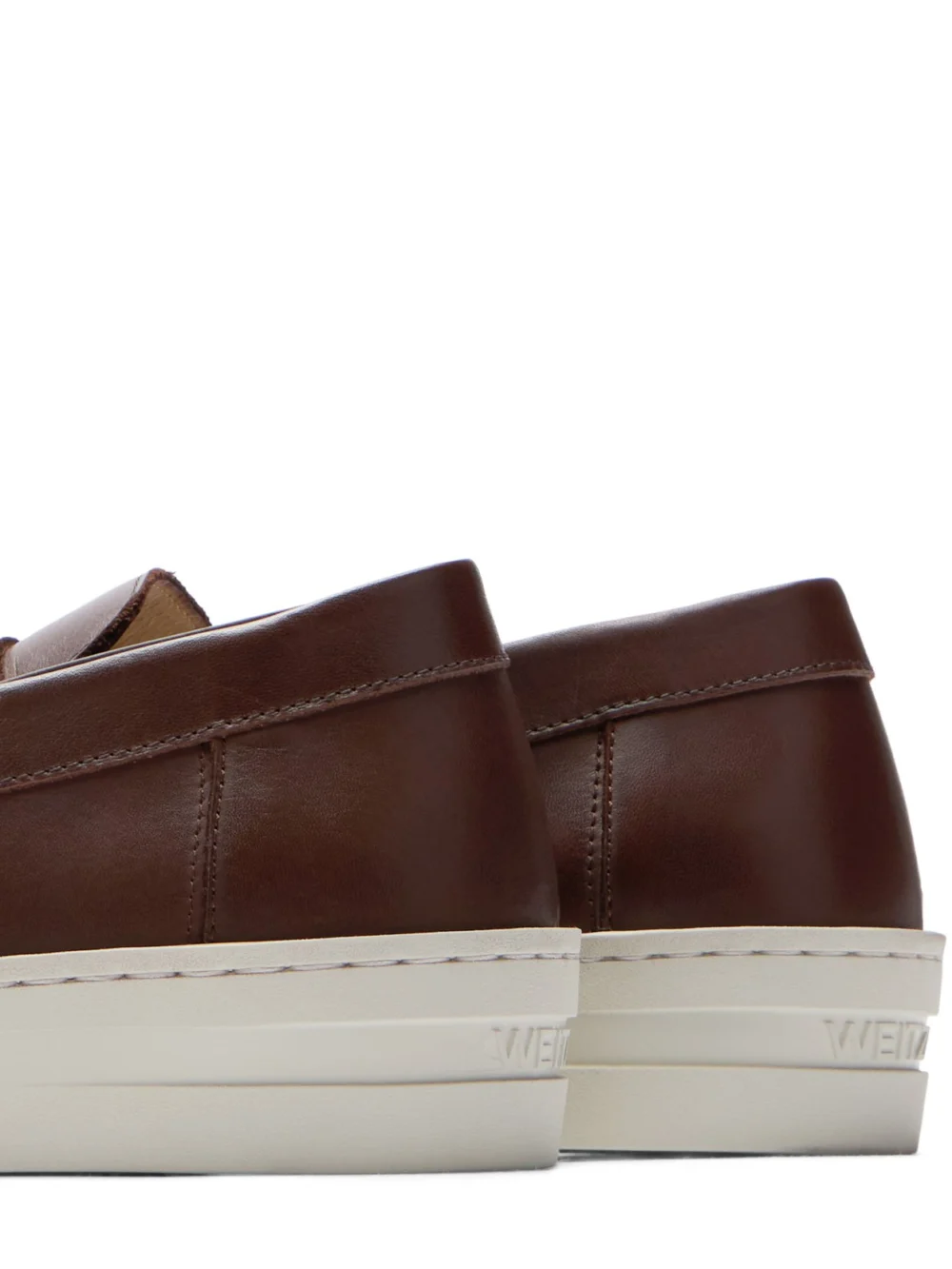 Stuart Weitzman Hamptons Buckle Loafer in Dark Brown, view 5