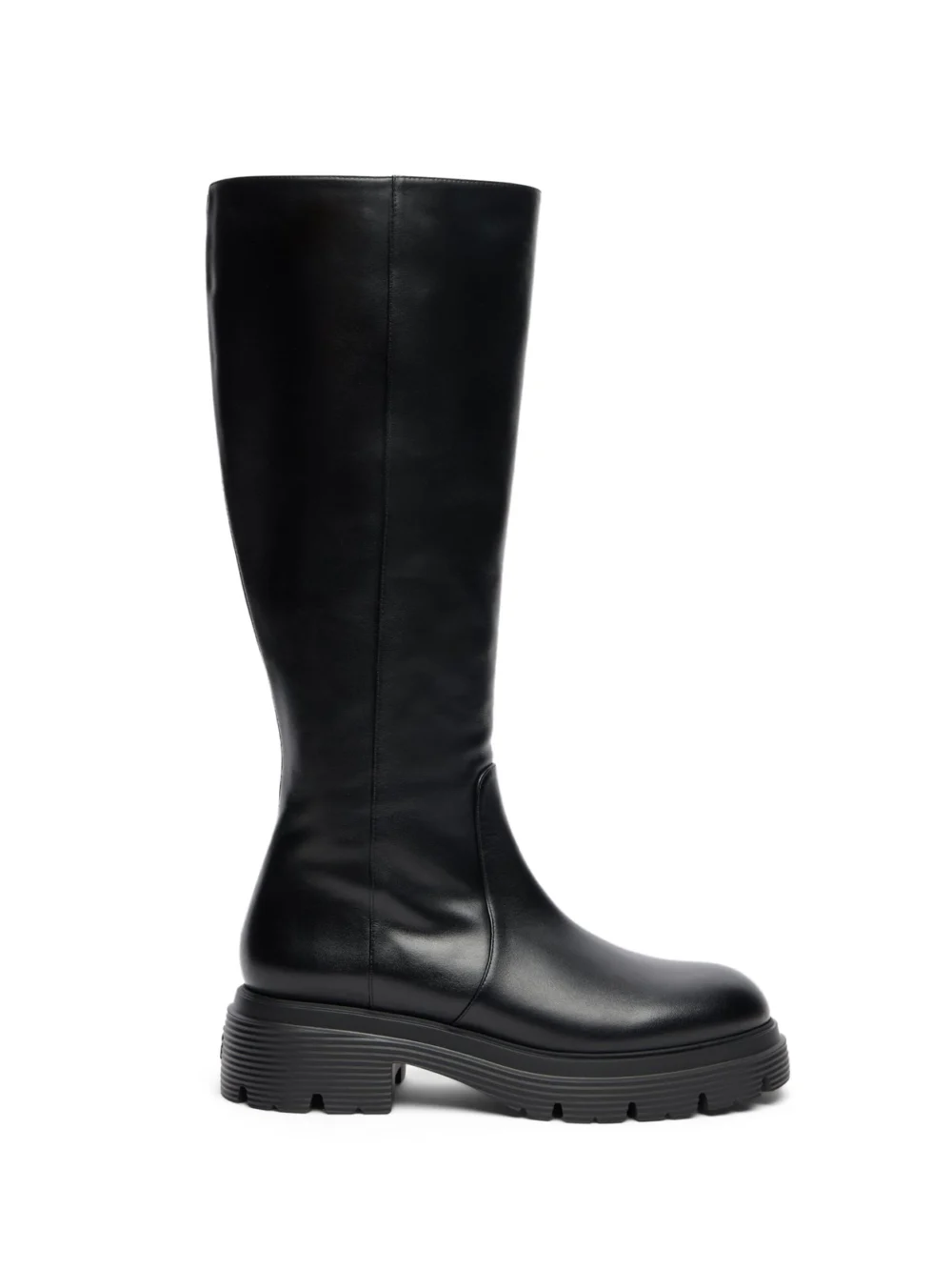 Stuart Weitzman Hudson Lite Zip Boot in Black