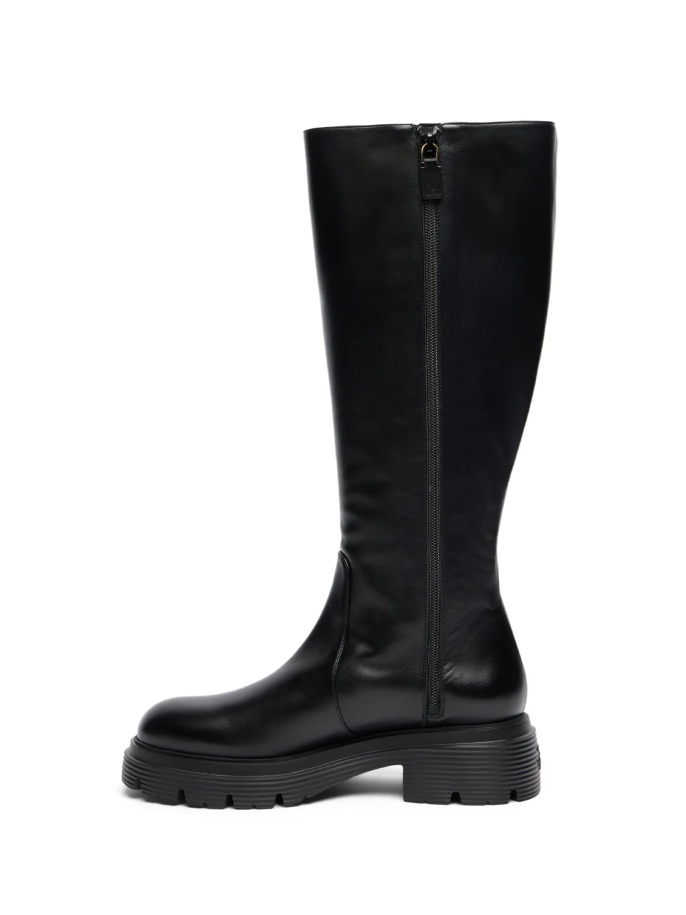 Stuart Weitzman Hudson Lite Zip Boot in Black, view 3