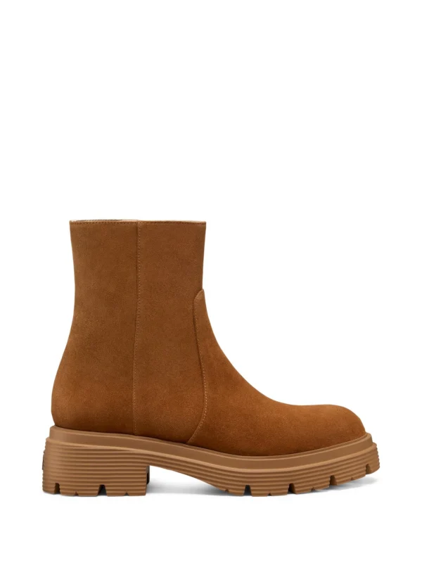 Stuart Weitzman Hudson Lite Zip Bootie in Doe
