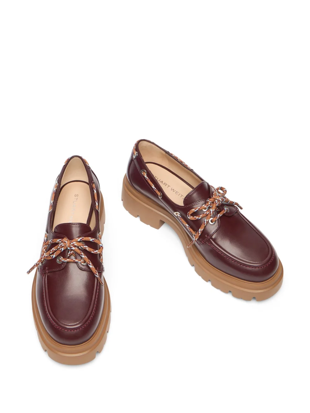 Stuart Weitzman Hudson Moccasin in Boysenberry, view 4
