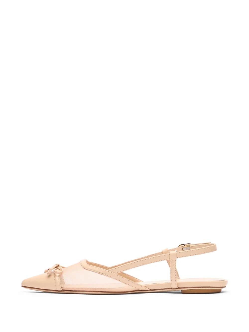 Stuart Weitzman Kitty Slingback in Beige/barely Beige, view 3