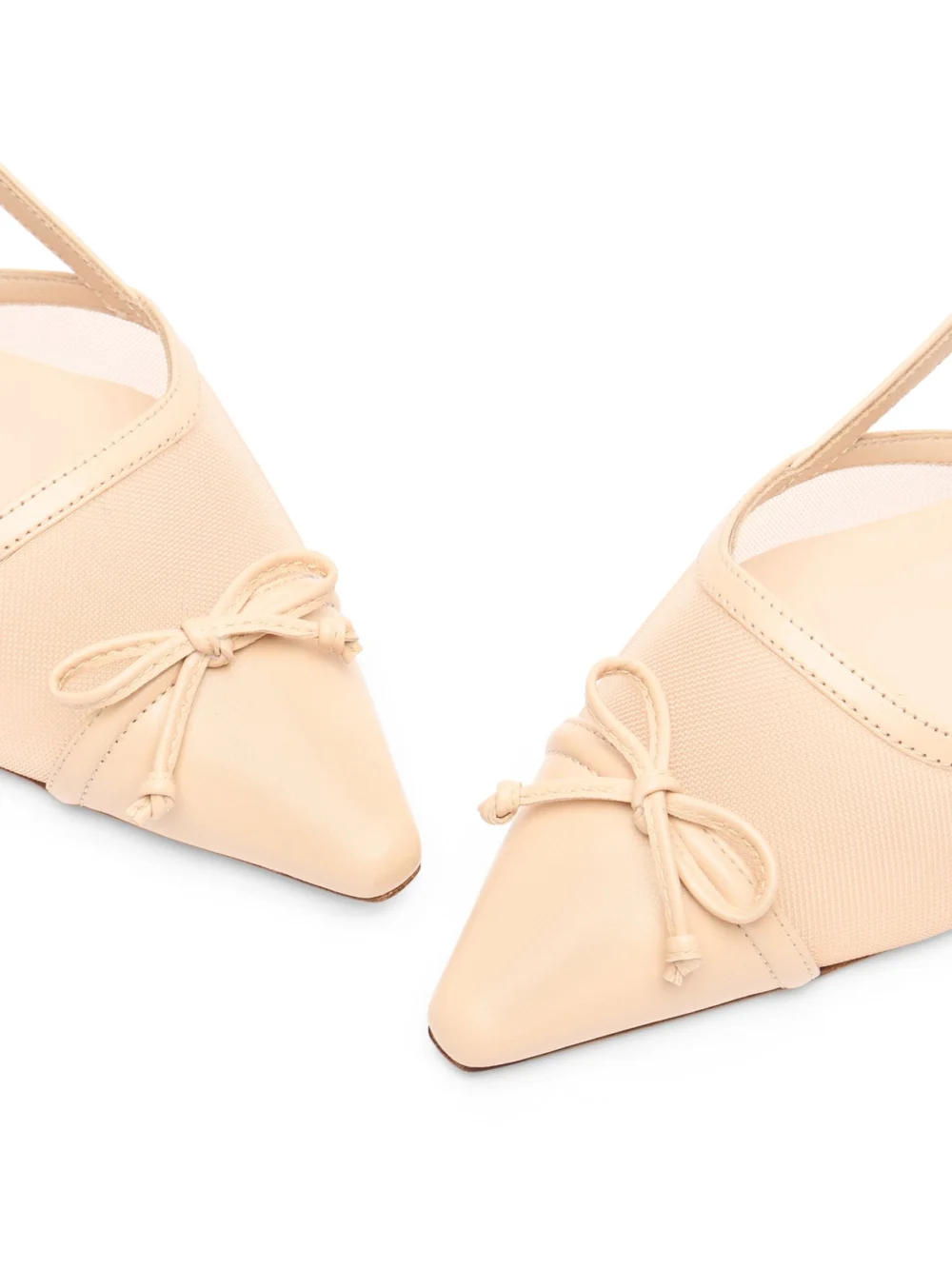Stuart Weitzman Kitty Slingback in Beige/barely Beige, view 6