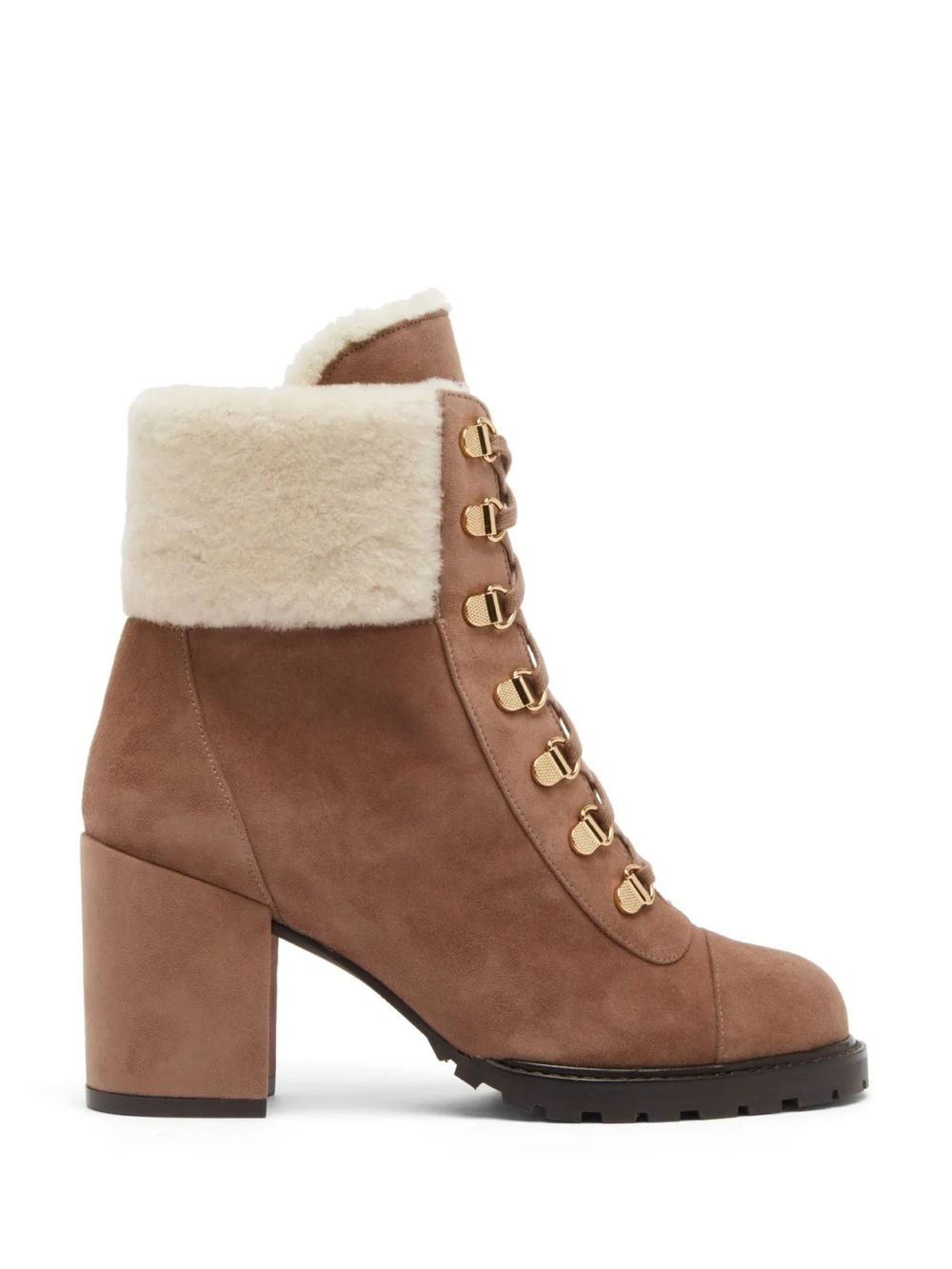 Stuart Weitzman Kolbie Ii Block Chill Bootie in taupe