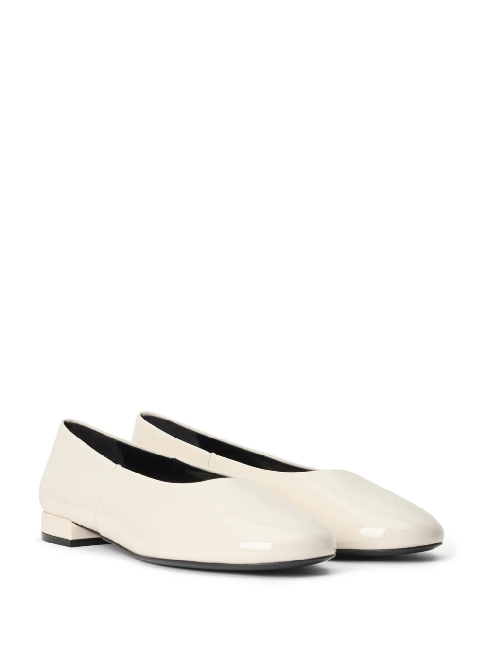 Stuart Weitzman Lenny Flat in Cream, view 2