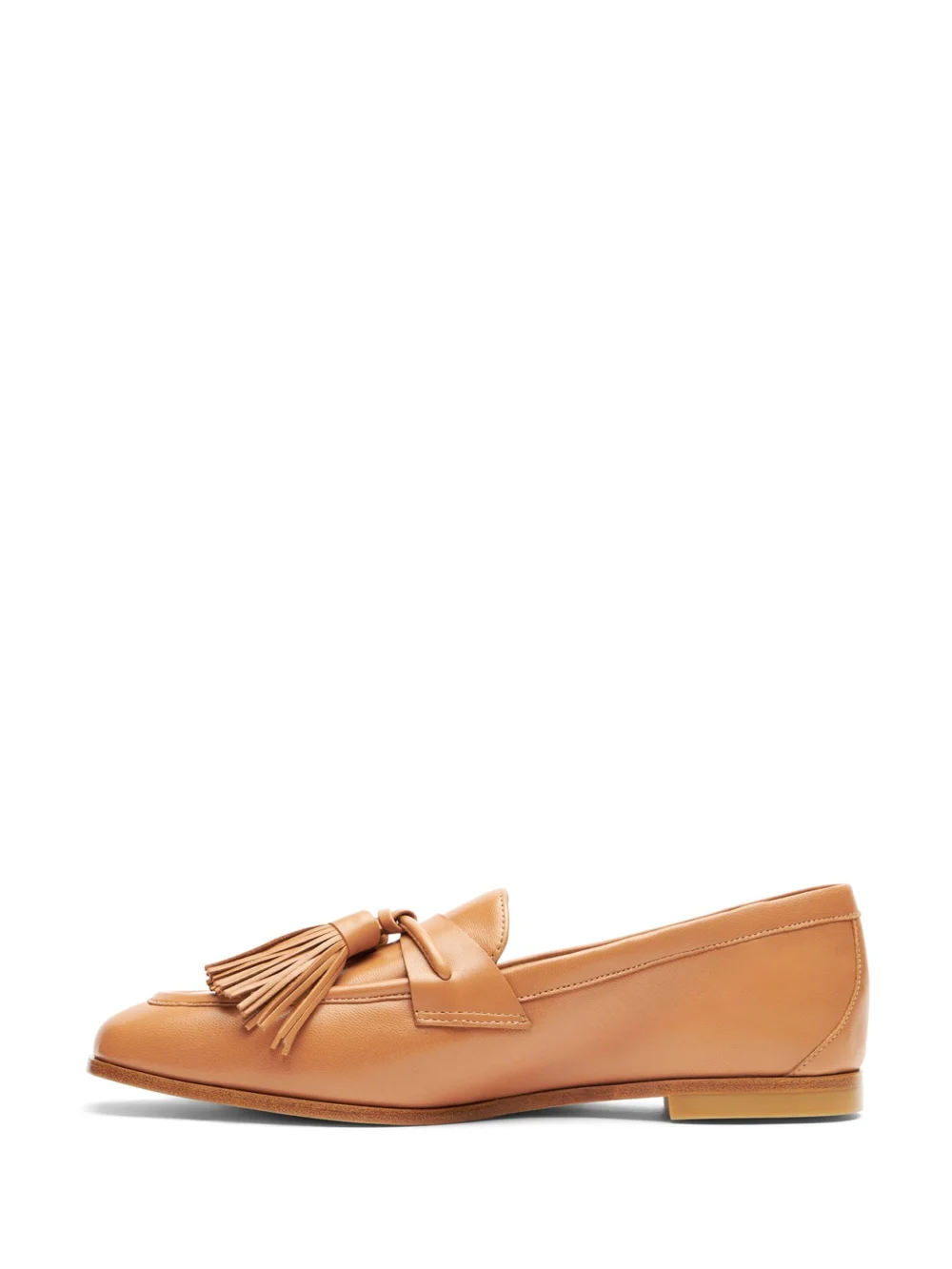 Stuart Weitzman Lindi Tassel Loafer in Tan, view 3