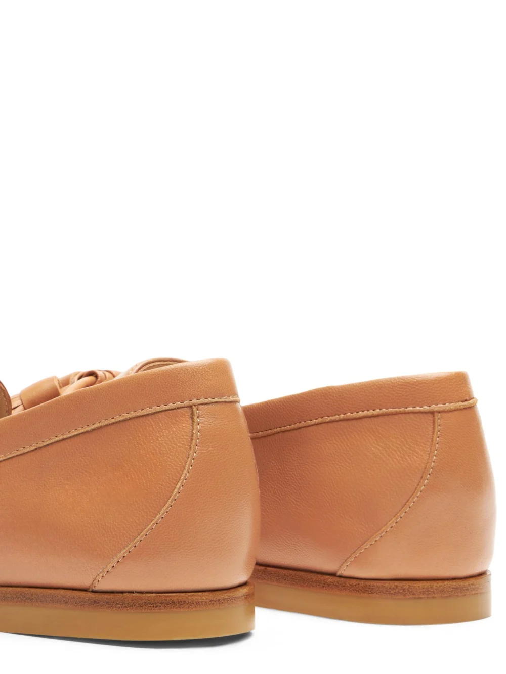 Stuart Weitzman Lindi Tassel Loafer in Tan, view 5