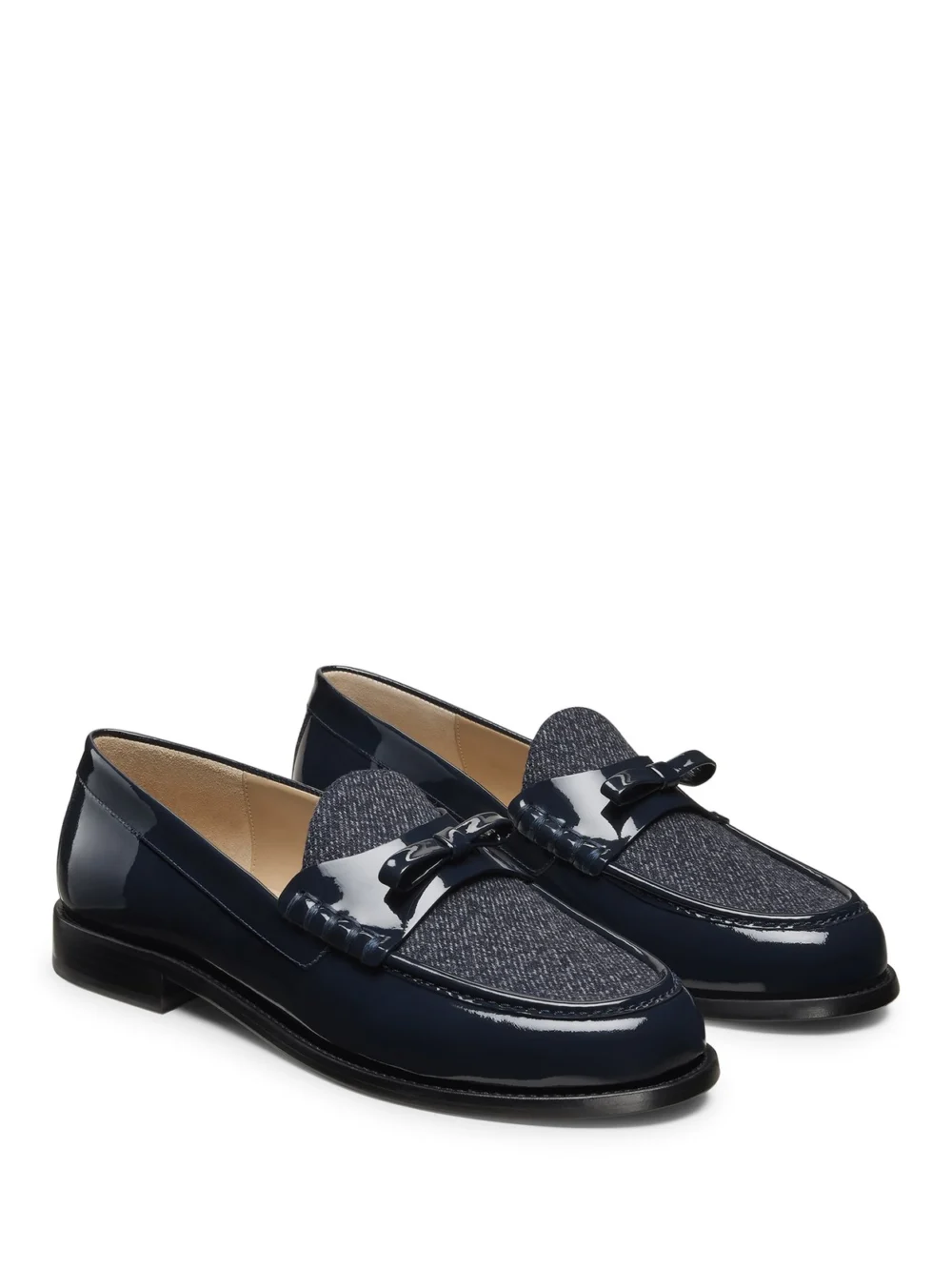Stuart Weitzman Lottie Bow Loafer in Nice Blue, view 2