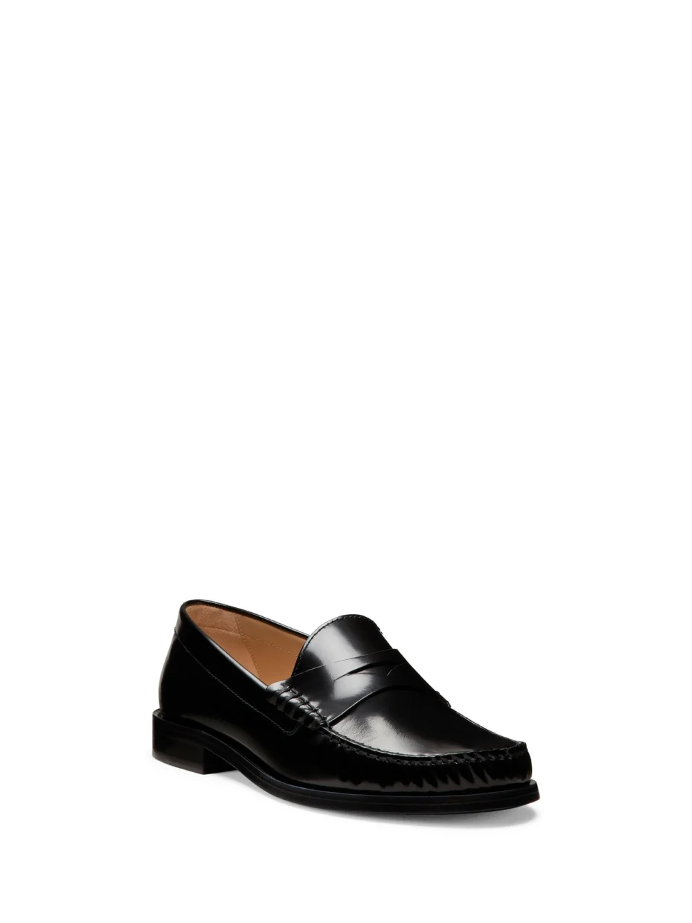 Stuart Weitzman Lottie Loafer in Black, view 2