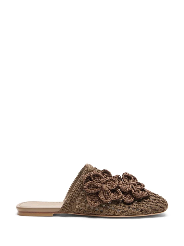 Stuart Weitzman Lotus Mule in Smokey Taupe